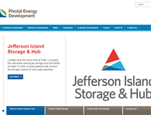 Tablet Screenshot of pivotalenergydev.com